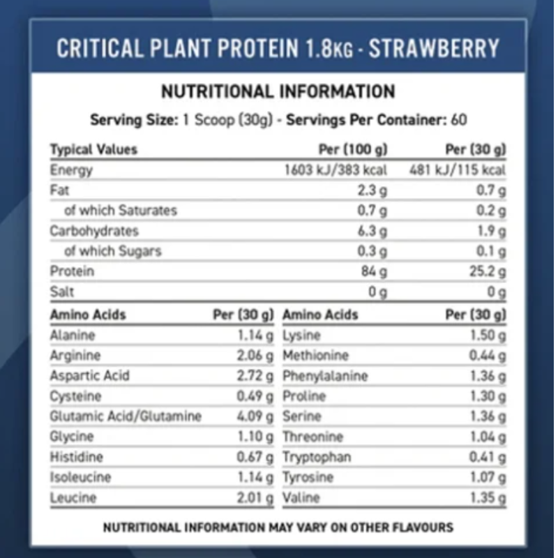 Plant Protein "Applied Nutrition" (60 servicios)