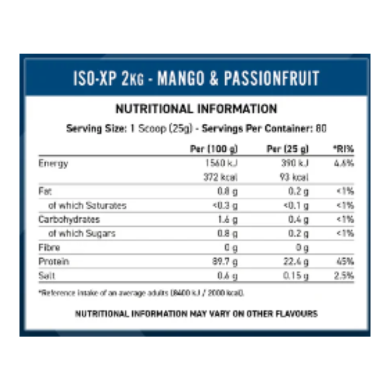 Iso-Xp "Applied Nutrition" (72 servicios)