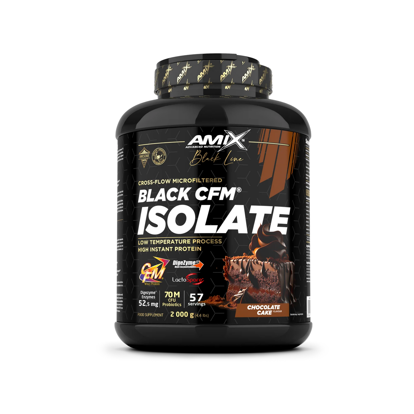 Proteína Aislada Black CFM Isolate "Amix Nutrition" (2kg)
