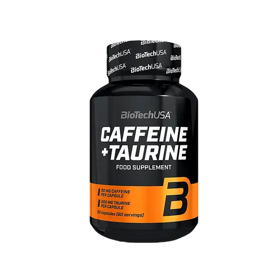 Caffeine+Taurine 60 Capsulas BiotechUSA