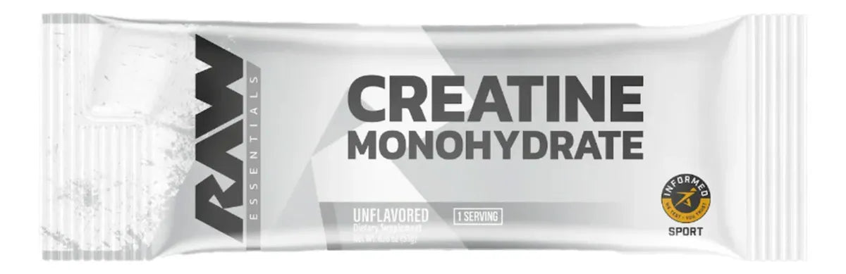 Creatina Monohidratada Stick pack CBUM "Raw Nutrition" (30 sobres)