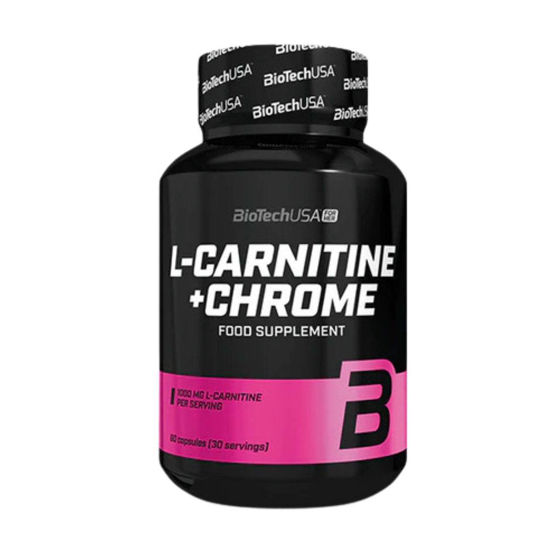 L-Carnitine + Chrome 60 Caps BiotechUSA