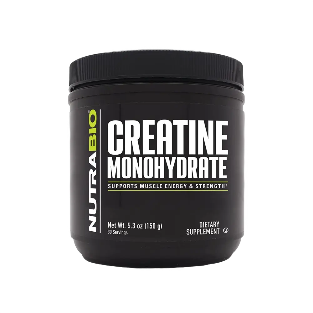 Creatina Monohidratada & Micronizada "Nutrabio" (30 Servicios)
