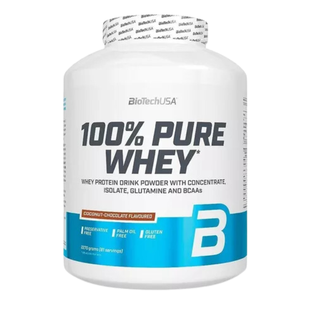 100% Pure Whey BiotechUSA 2270g 81 servicios