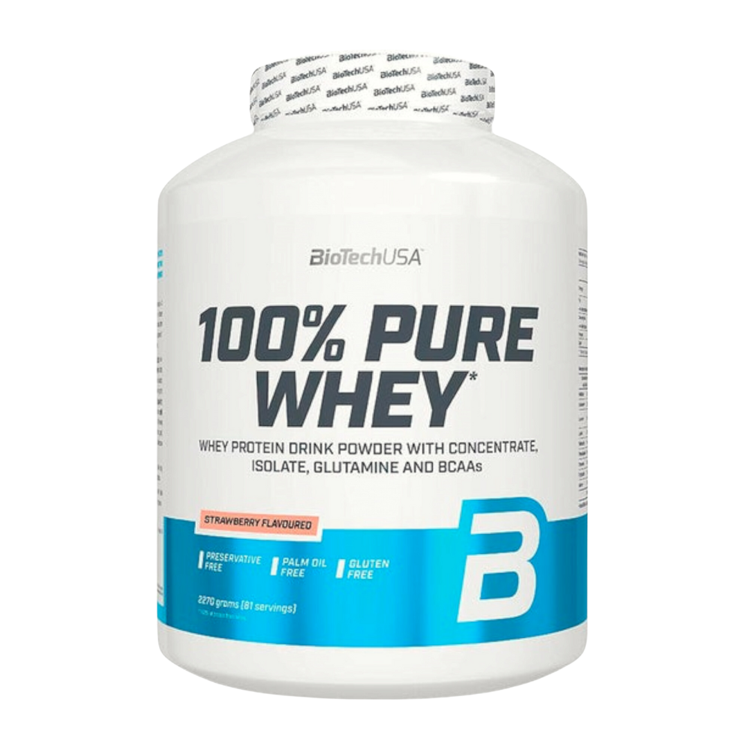 100% Pure Whey BiotechUSA 2270g 81 servicios