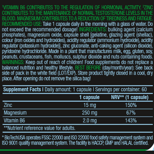 ZMB BiotechUsa 60 Capsulas