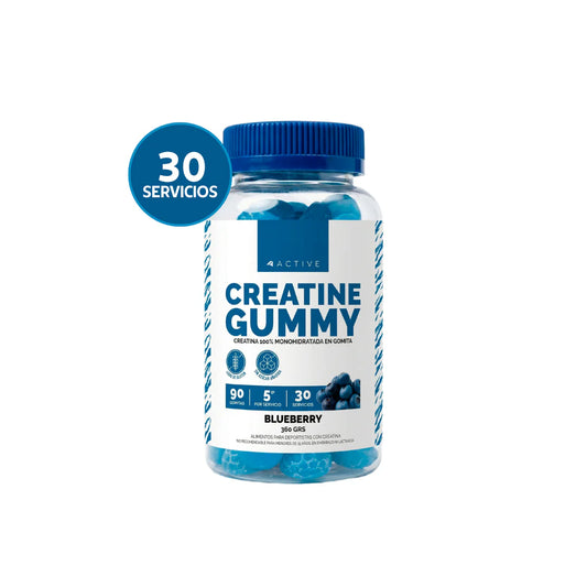 Gomitas de Creatina Monohidratada "4 Active" (90 Gomitas)