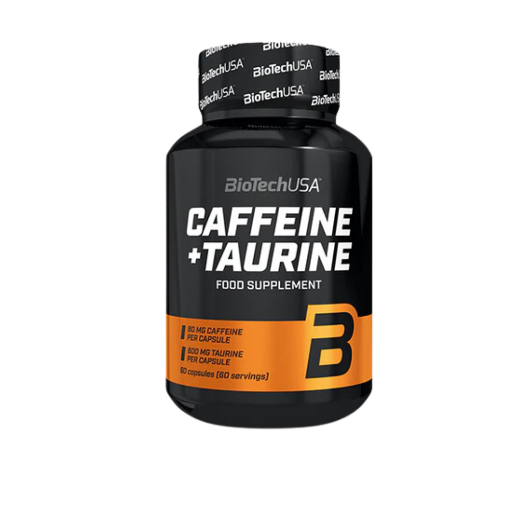 Caffeine+Taurine 60 Capsulas BiotechUSA