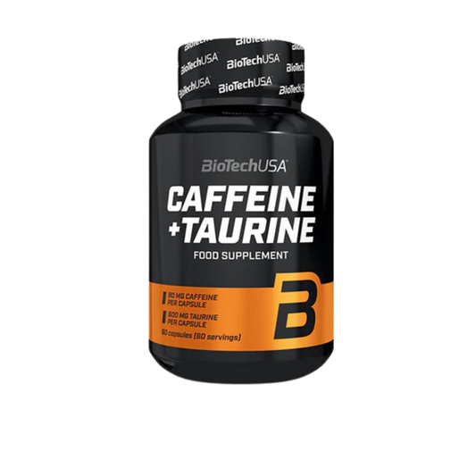 Caffeine+Taurine 60 Capsulas BiotechUSA