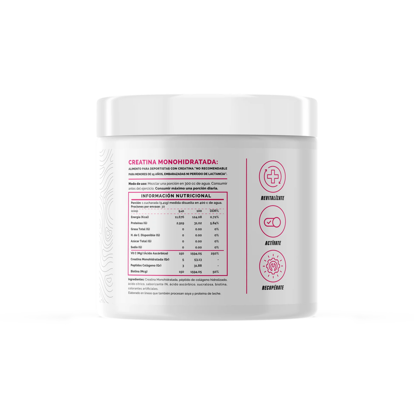 Creatine + Beauty Women "4Active" (30  servicios)
