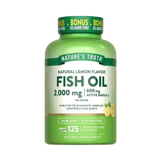 Omega 3 Fish Oil "2000 mg" (125 soft gel)