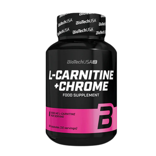L-Carnitine + Chrome 60 Caps BiotechUSA