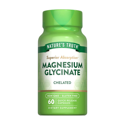 Magnesio Glicinato "200 MG"(60 Cápsulas)