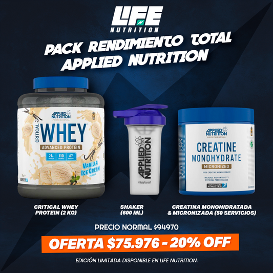 Pack Rendimiento Total Applied Nutrition