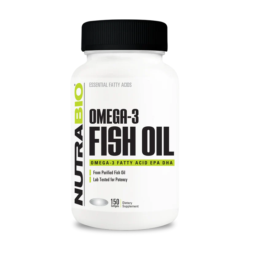 Omega 3 Fish Oil "Nutrabio"(150 Softgels)